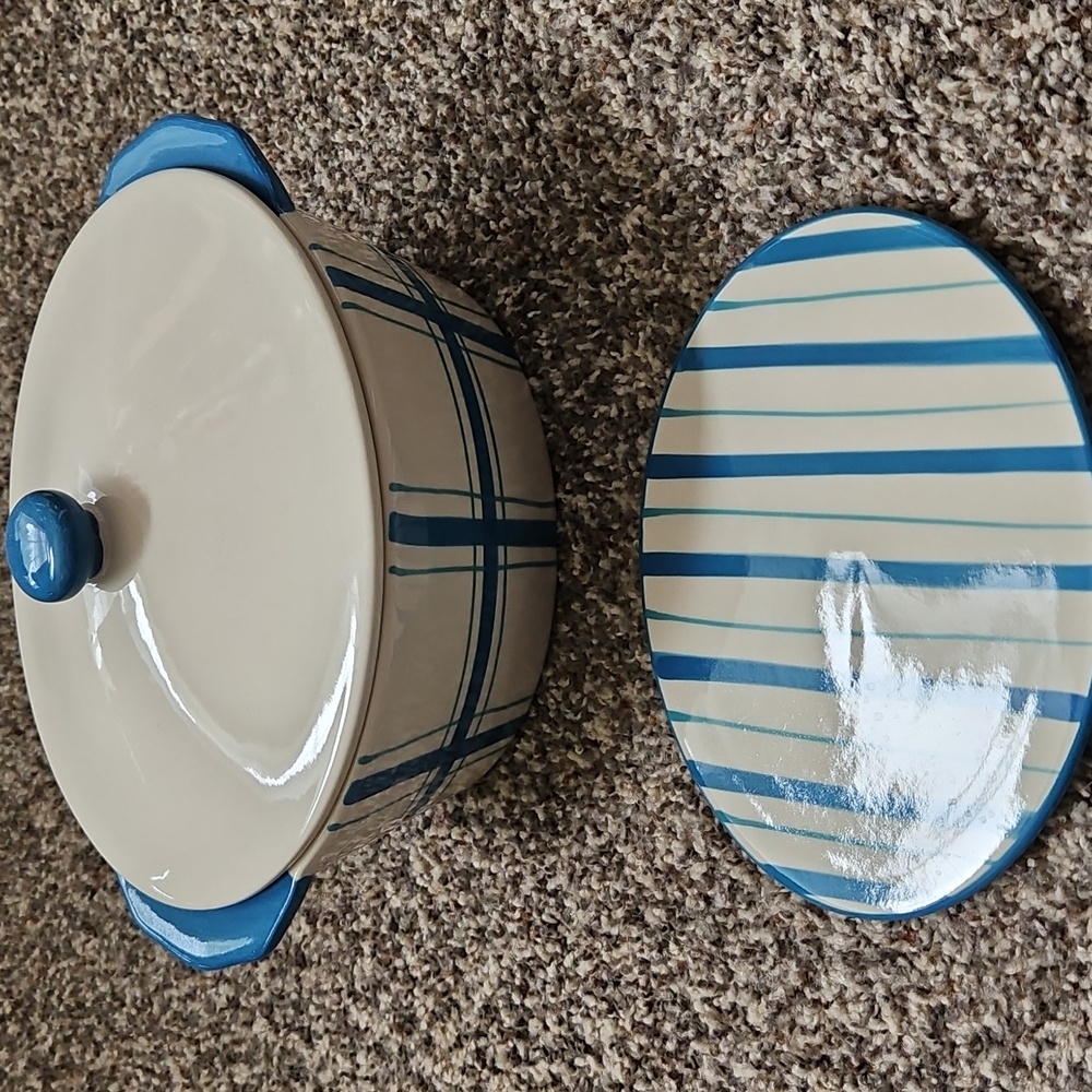 Dutch Oven & Trivet 3 Piece Love & Daisies Southern Charm  Set